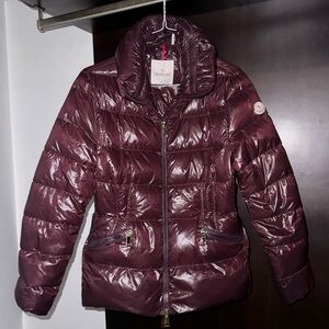 Moncler Burgundy Puffer Jacket